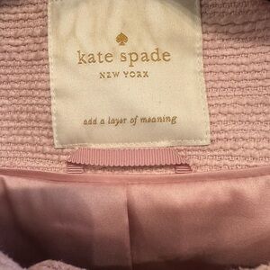 Kate Spade 3/4 length Jacket in Light Pink. XL